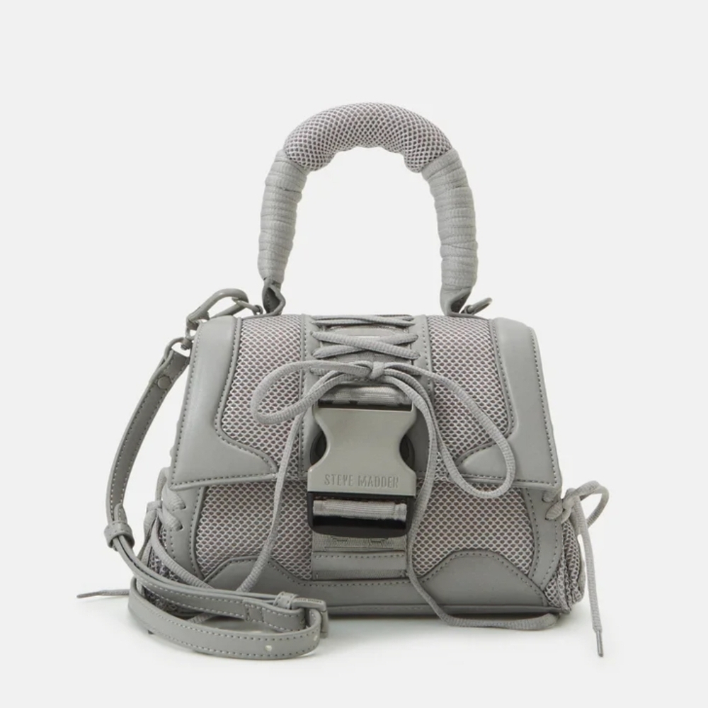 Steve Madden Gray Diego Handbag. Brand new